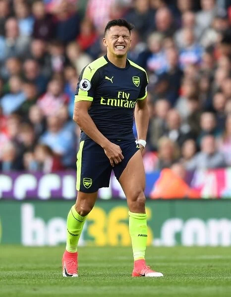 Alexis Sanchez's Thrilling Performance: Arsenal's Battle at Stoke City (2016-17)