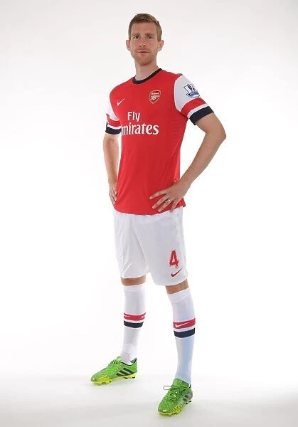 Arsenal 2013-14 Squad: Per Mertesacker at the Team Photocall