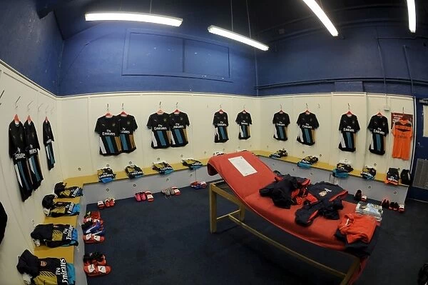 Arsenal Away Gear Displayed for Capital One Cup Showdown against Sheffield Wednesday