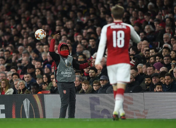 Arsenal Ballboy: Focus Amidst the Europa League Drama (Arsenal v AC Milan, 2018)