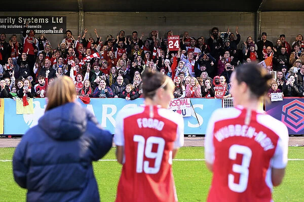 Arsenal Celebrate Victory at Brighton & Hove Albion in Barclays Women's Super League