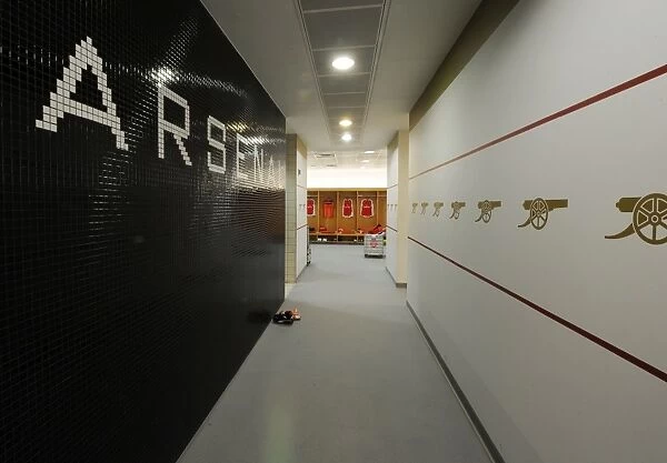 Arsenal Changing Room Before Arsenal vs. Bournemouth, Premier League 2015-16