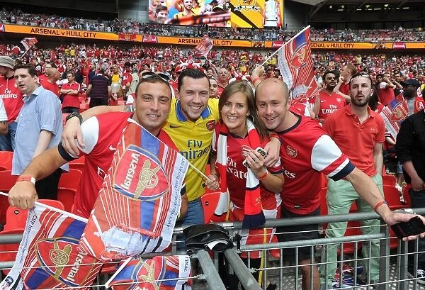 Arsenal FA Cup Final: Excitement Builds as Fans Gather at Wembley Ahead of Arsenal vs. Hull City (3:2)