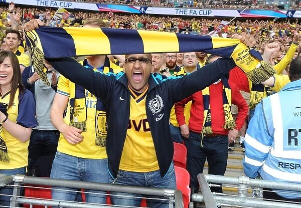 Arsenal FA Cup Final Triumph: A Fan's Unbridled Excitement at Wembley Stadium, 2015