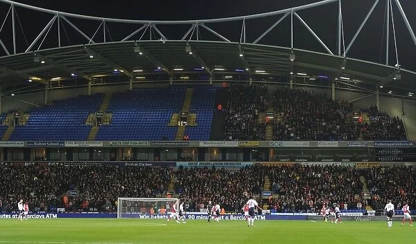 Arsenal Fans at Bolton Wanderers vs Arsenal, Premier League 2011-12
