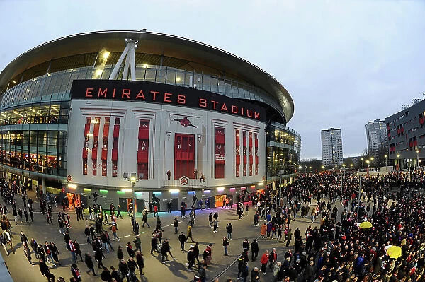 Arsenal Fans Exit Emirates Stadium After Match Against Brentford, Premier League 2022-2023