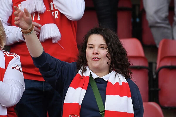 Arsenal Fans Rally at FA Women's Super League: Arsenal vs Tottenham Hotspur, London 2023