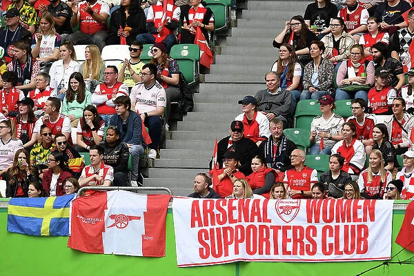 Arsenal Fans Roar Their Support at VfL Wolfsburg: Semi-Final 1st Leg, UEFA Women's Champions League 2022-23