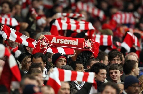 Arsenal Fans Unforgettable Battle: Arsenal 2-2 Barcelona, UEFA Champions League Quarterfinal, Emirates Stadium (2010)