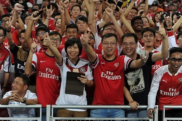 Arsenal Fans Unite: Gathering Before Arsenal vs. Everton, Barclays Asia Trophy, Singapore 2015