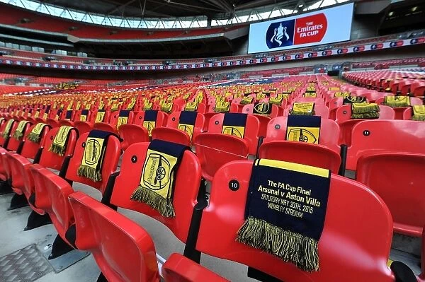 Arsenal Fans United: A Sea of Red at the FA Cup Final, Wembley Stadium, 2015