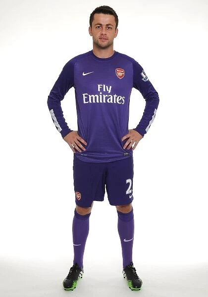 Arsenal FC 2013-14 Squad: Lukas Fabianski at Team Photocall