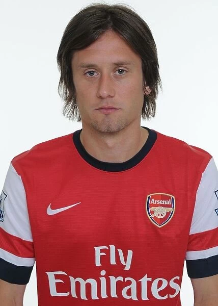 Arsenal FC 2013-14 Squad: Rosicky at the First Team Photocall