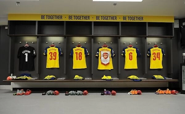 Arsenal FC: The FA Cup Final Calm before the Storm - Arsenal Dressing Room, 2015