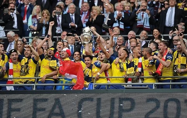 Arsenal FC Lifts FA Cup: Victory at Wembley Against Aston Villa, 2015