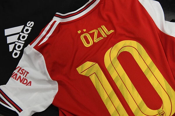 Arsenal FC: Mesut Ozil's Jersey in Arsenal Changing Room before Colorado Rapids Match