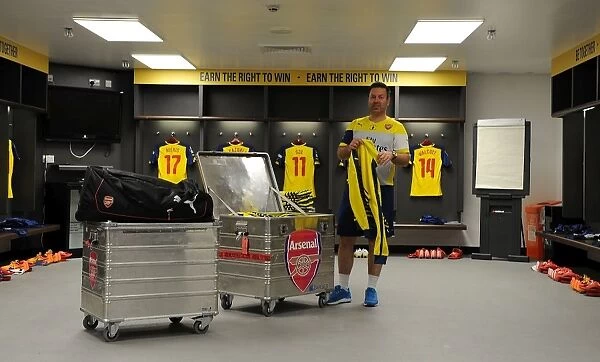 Arsenal FC: Readying for the FA Cup Final at Wembley Stadium