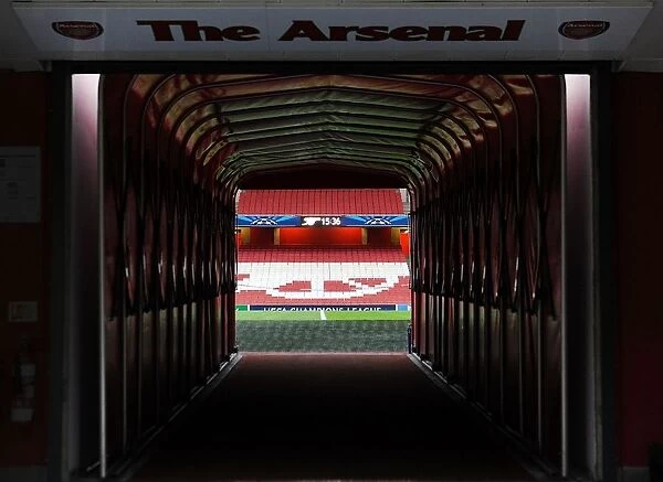 Arsenal FC vs RSC Anderlecht: Tunnel View, Emirates Stadium - UEFA Champions League 2014 / 15