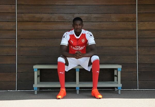 Arsenal First Team 2016-17: Yaya Sanogo at Arsenal's Photocall