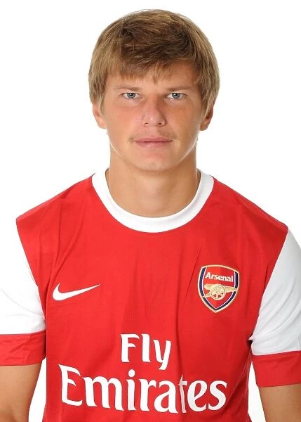 Arsenal Football Club: Andrey Arshavin at 2010-11 First Team Photocall and Membersday, Emirates Stadium