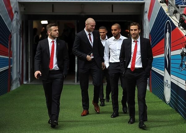 Arsenal Footballers Reunite with Former Teammate Senderos at FA Cup Final vs Aston Villa