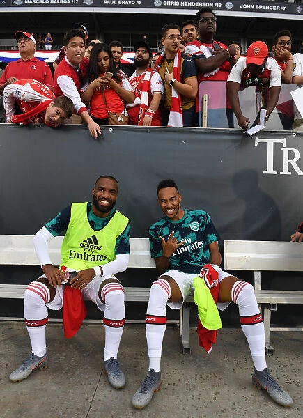 Arsenal Forwards Alexis Lacazette and Pierre-Emerick Aubameyang Pre-Season Training in Colorado (Arsenal vs Colorado Rapids 2019)