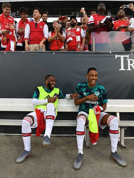 Arsenal Forwards Lacazette and Aubameyang Ready for Colorado Rapids Clash (2019-20)