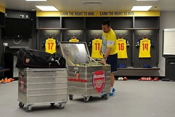Arsenal Kit Man Gears Up for FA Cup Showdown: Arsenal vs. Aston Villa