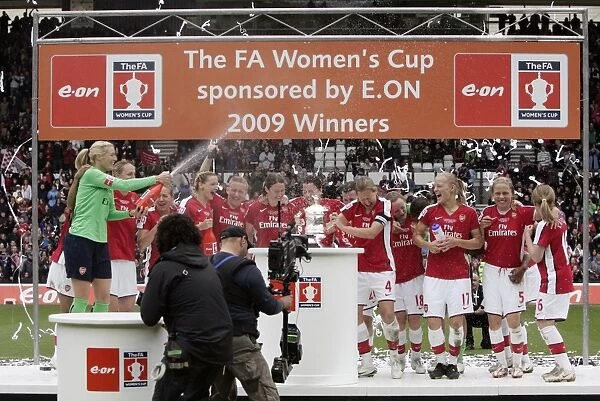 Arsenal Ladies Celebrate