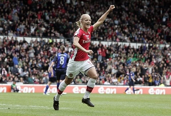 Arsenal Ladies FA Cup Triumph: Katie Chapman Scores the Winning Goal (April 5, 2009)