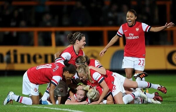 Arsenal Ladies: Kim Little and Team Celebrate FA WSL Continental Cup Victory