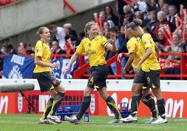 Arsenal Ladies Triumph: Jayne Ludlow's Brace Leads to FA Cup Final Victory over Charlton Athletic (2007)