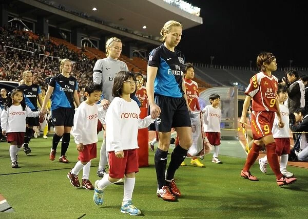 Arsenal Ladies vs INAC Kobe: 1-1 Charity Draw at Nishigaoka Stadium, Tokyo (November 30, 2011)