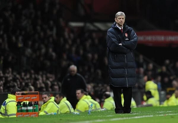 Arsenal manager Arsene Wenger. Manchester United 2: 0 Arsenal, FA Cup Sixth Round