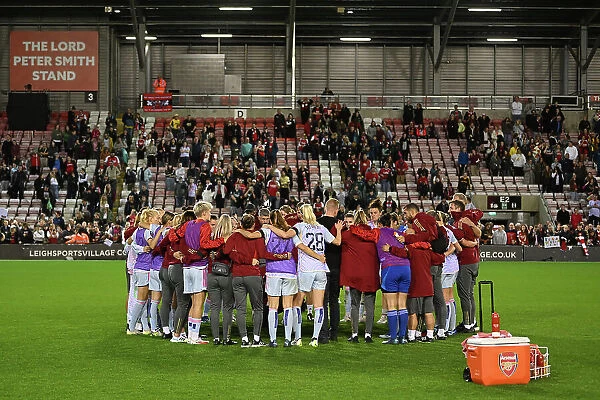 Arsenal and Manchester United Huddle Up: Barclays Women's Super League Clash
