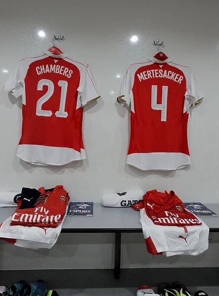 Arsenal Players Prepare for Tottenham Showdown in Capital One Cup: A Glimpse into the Arsenal Dressing Room