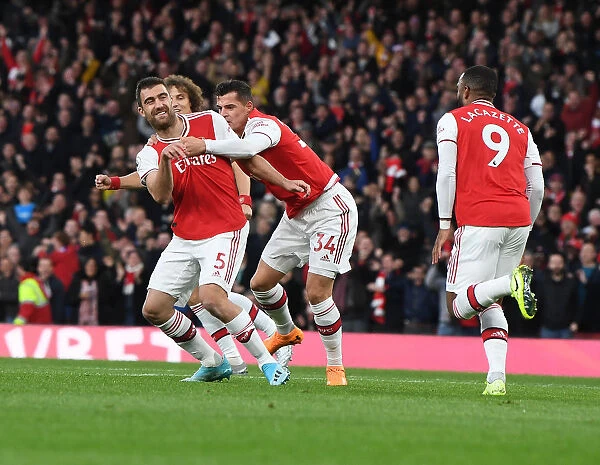 Arsenal: Sokratis and Xhaka's Unforgettable Goal Celebration vs Crystal Palace (2019-20)