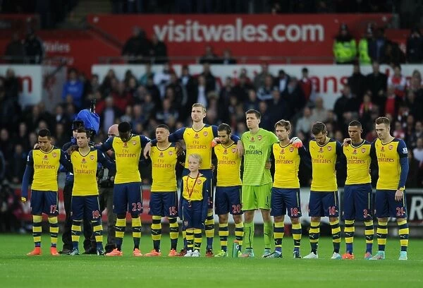 Arsenal Team: Premier League Showdown against Swansea City (November 2014)
