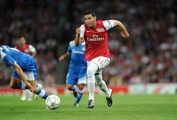 Arsenal Triumph Over Olympiacos: Andre Santos Scores the Winner in Champions League Group F Clash at Emirates Stadium (2011-12)