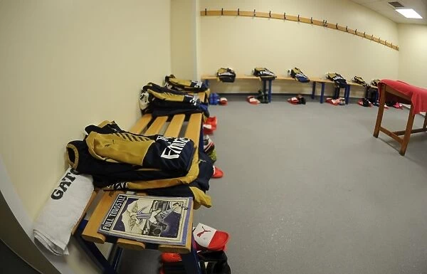 Arsenal: United in the Changing Room Before West Bromwich Albion Match (2015-16)