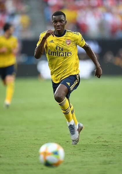 Arsenal vs. ACF Fiorentina: Eddie Nketiah in Action at 2019 International Champions Cup, Charlotte