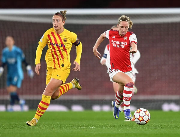 Arsenal vs. Barcelona: A Battle in the UEFA Women's Champions League at Emirates Stadium