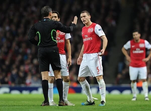 Arsenal vs Borussia Dortmund: Thomas Vermaelen's Controversial Clash with the Referee (2011-12 Champions League)