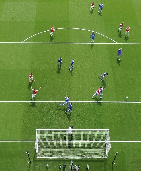 Arsenal vs. Chelsea: Intense Moment at Emirates Stadium, Premier League, London, 2012