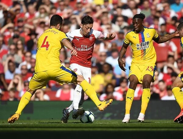 Arsenal vs Crystal Palace: Ozil Faces Off Against Milivojevic and Wan-Bissaka