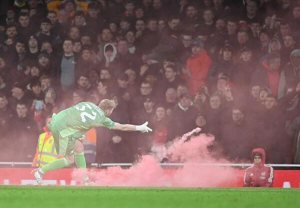 Arsenal vs. Liverpool Carabao Cup Semi-Final: Ramsdale's Smoke Bomb Eruption