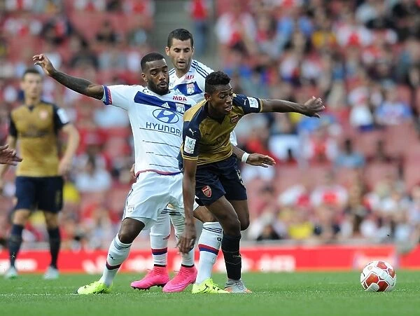 Arsenal vs. Lyon: Clash at the Emirates Cup, 2015 - Jeff Reine-Adelaide vs. Alexandre Lacazette