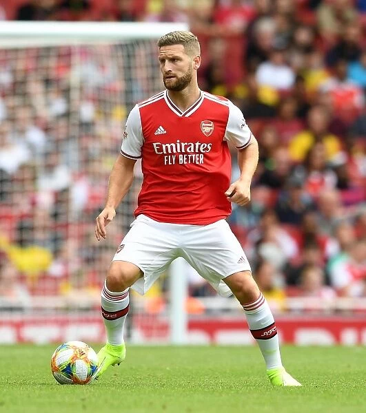Arsenal vs. Olympique Lyonnais: Mustafi in Action at the Emirates Cup 2019