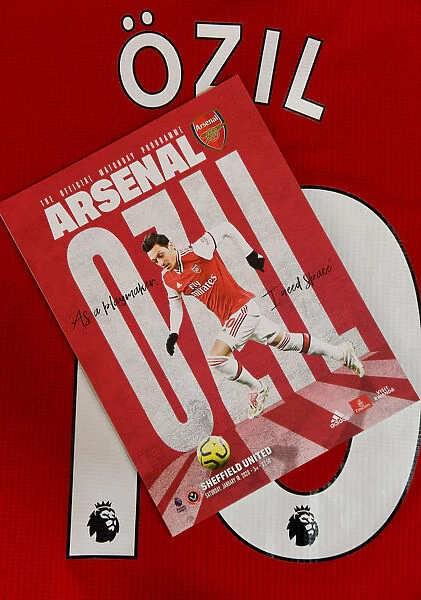 Arsenal vs Sheffield United: Mesut Ozil's Matchday Programme (2019-20)