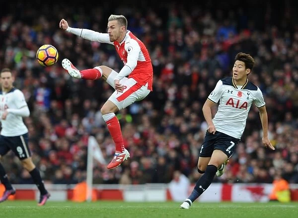 Arsenal vs. Tottenham: Ramsey vs. Son - Premier League Clash at Emirates Stadium (2016-17)